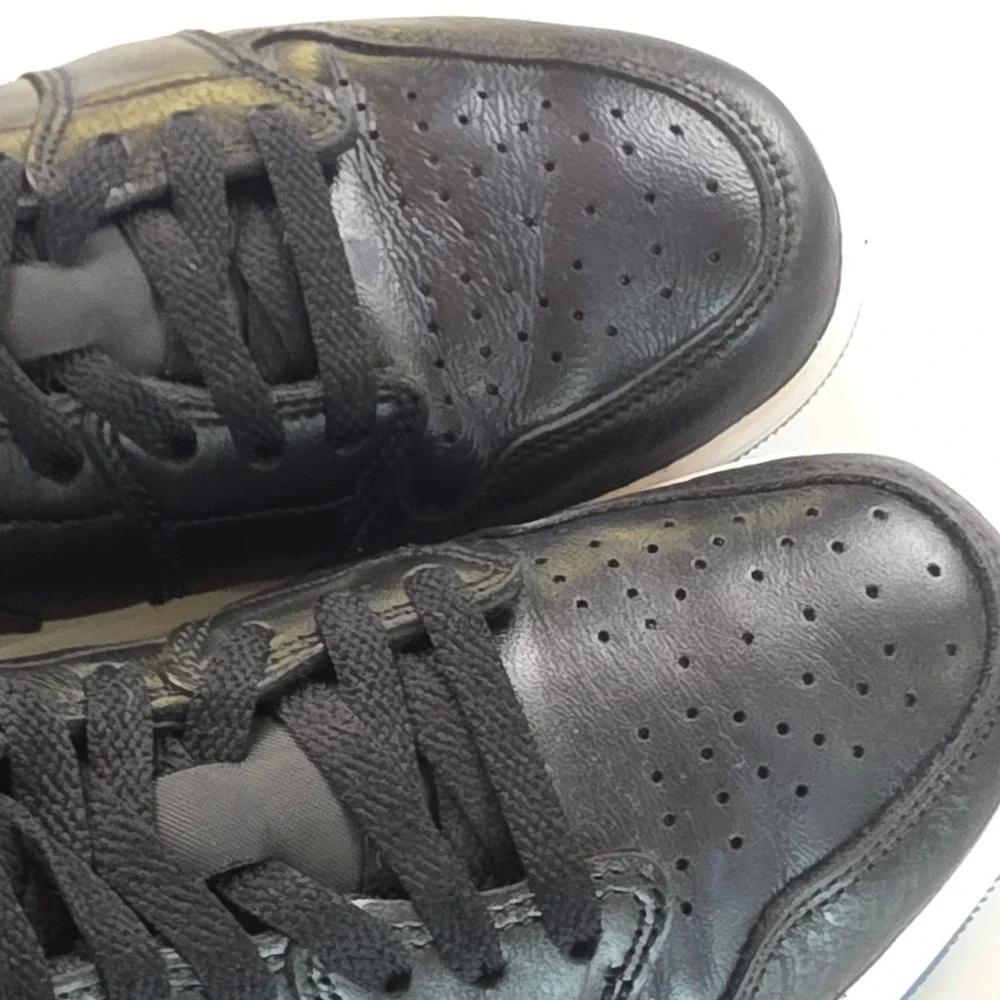 Nike Air Jordan 1 Low OG Mens 9.5 Black Mystic Navy CZ0790-041 Retro Basketball